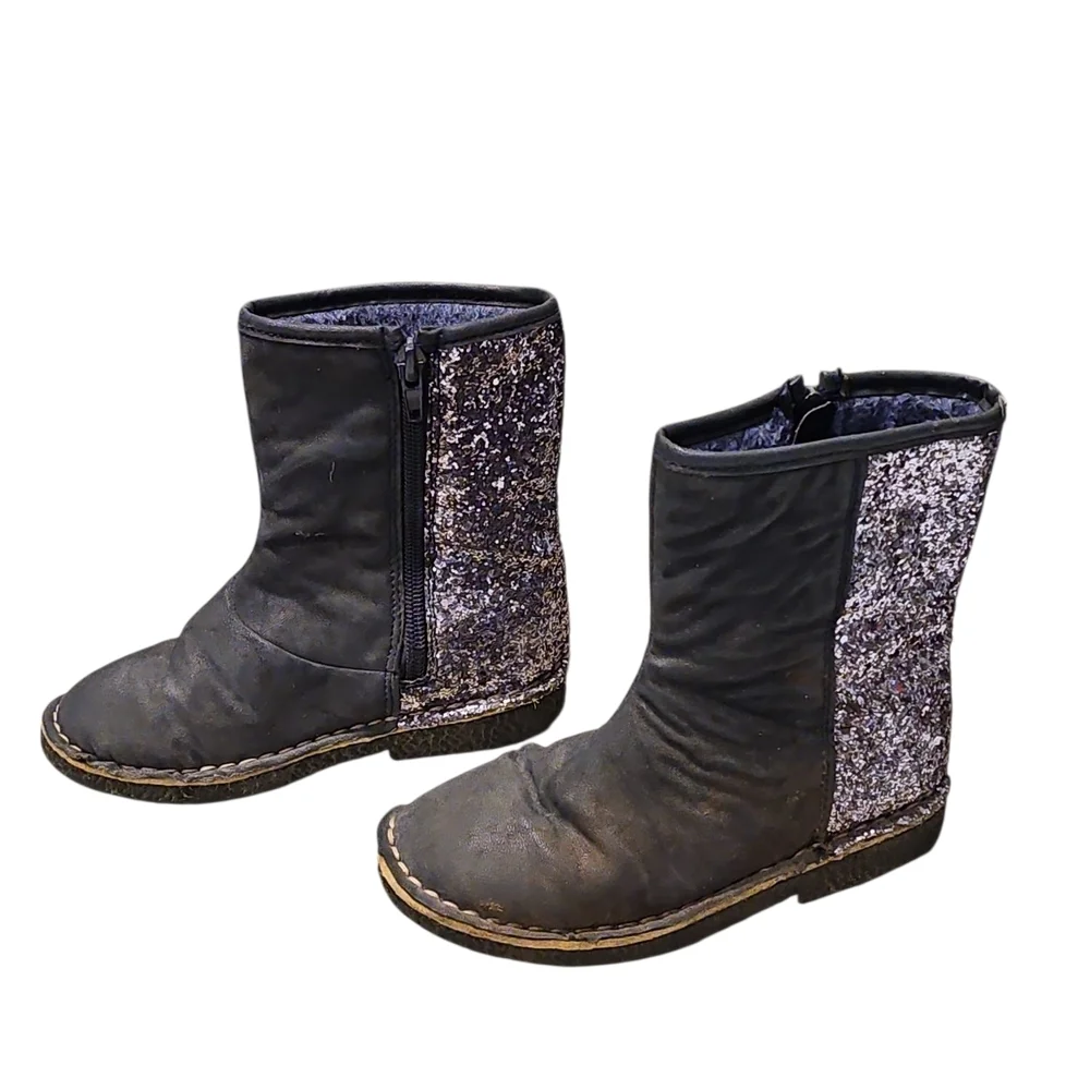 Carter's Black/Silver Boots
